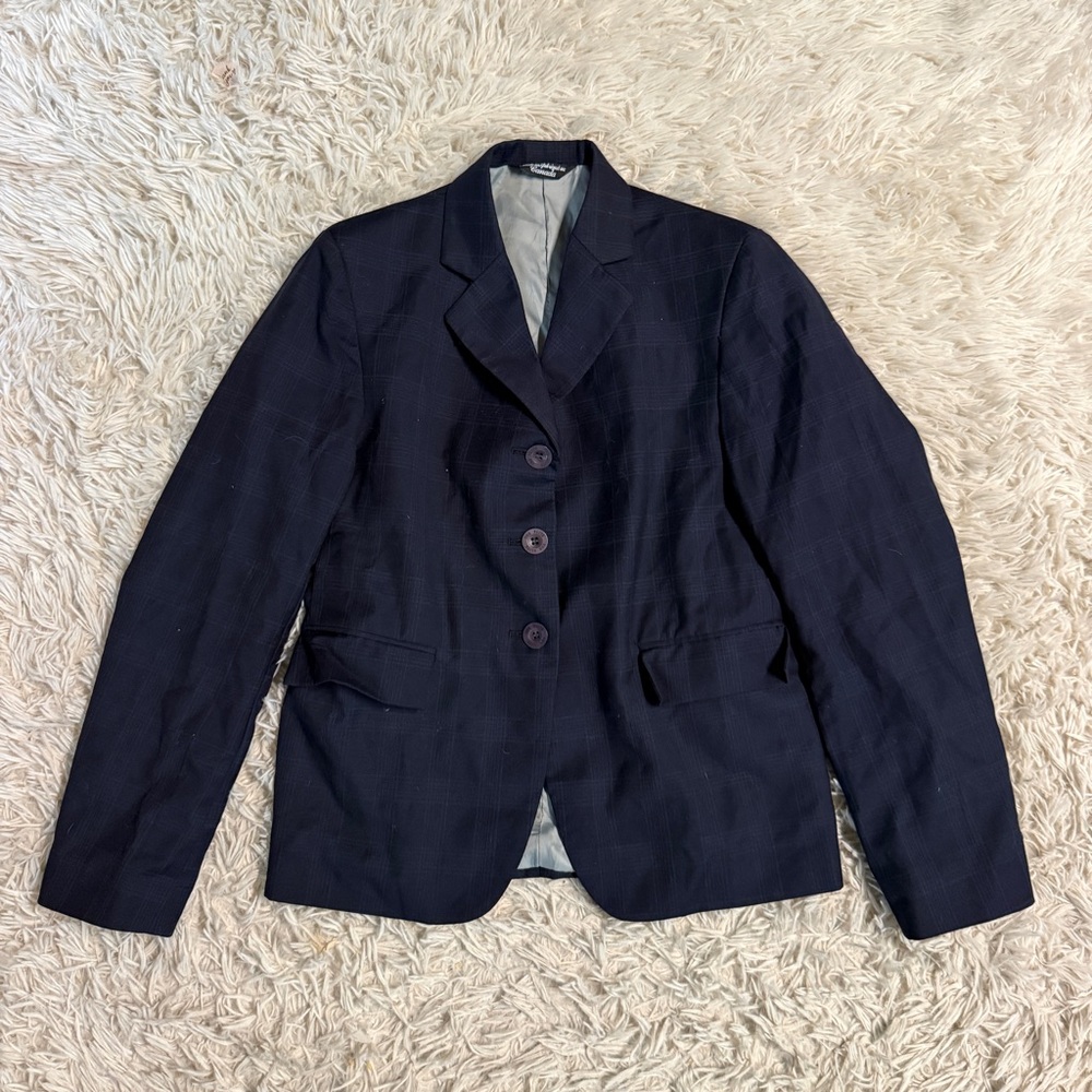 Child’s Size 16S Navy The Elite Horseback Riding Show Coat. Good Condition.